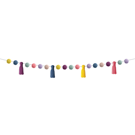 Teacher Created Resources Oh Happy Day Pom-Poms and Tassels Garland, PK3 TCR9093